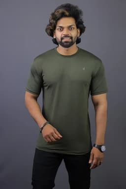 Men's Polyester Sports T-shirt 011421MOLI