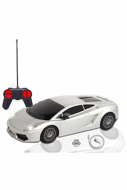 High Speed Scale Rechargeable Remote Control Car For Kids	 011494SILGRE