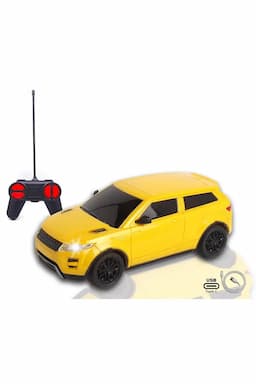 High Speed Mini Rechargeable Remote Control Car (Yellow) 011495YEL