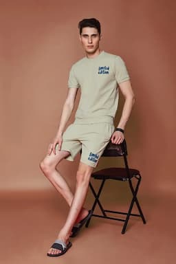 Cotton T-shirt with Shorts Sets for Men (2-Pcs Set) 011643SUNLIMS