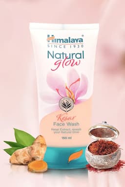 Himalaya Natural glow Kesar Face wash -150ml 011823MUL150