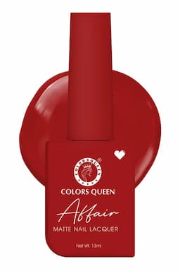 Colors Queen Affair Matte Nail Laquer Nail Polish - 13ml (Shade 21)  012177SHA2113M