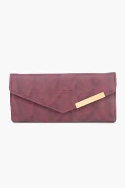 Faux Leather Solid Casual Purse for Women 012356BUR