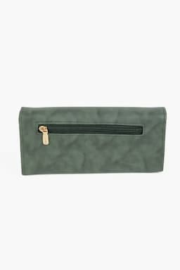 Faux Leather Solid Casual Purse for Women 012356DARGRE