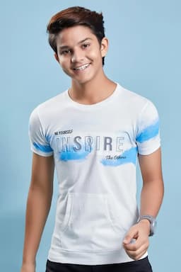 Cotton Printed T-shirt for Boy 0124531315YRSWHI