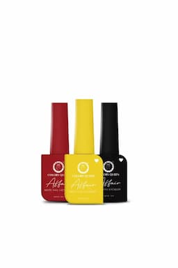 Colors Queen Affair Semi Matte Glossy Nail Polish - Pack Of 3 (Shade 03)  012479SHA0313M
