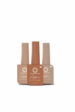 Colors Queen Affair Semi Matte Glossy Nail Polish - Pack Of 3 (Shade 12)  012479SHA1213M