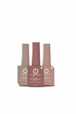 Colors Queen Affair Semi Matte Glossy Nail Polish - Pack Of 3 (Shade 13)  012479SHA1313M