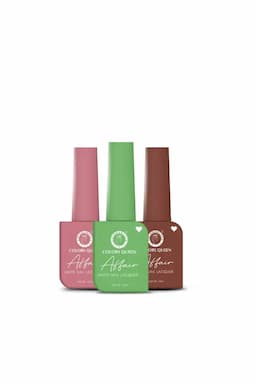 Colors Queen Affair Semi Matte Glossy Nail Polish - Pack Of 3 (Shade 21)  012479SHA2113M