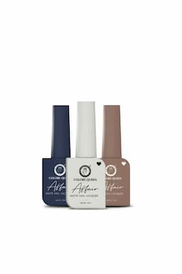 Colors Queen Affair Semi Matte Glossy Nail Polish - Pack Of 3 (Shade 23)  012479SHA2313M