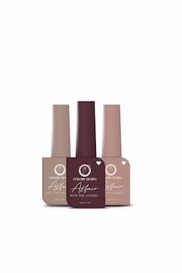 Colors Queen Affair Semi Matte Glossy Nail Polish - Pack Of 3 (Shade 24)  012479SHA2413M