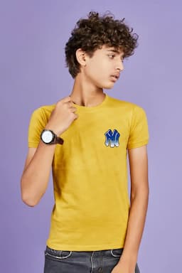 Boy's Cotton T-shirt 0124801214MUS