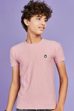  Boy's Cotton Solid T-shirt 012483910YRSPIN