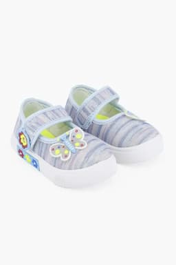 Baby Girls Hook & Loop Casual Ballerinas 0125244YRSMUL