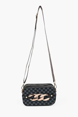 Printed Casual Sling Bag for Women 013050BLA2