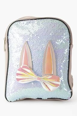 Trendy Reversable Sequin Mini Backpack for Girls 013088PEAWITSKY