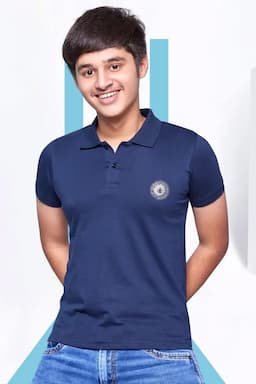 Cotton Polo T-shirt for Boy 013240910YRSNAVBLU
