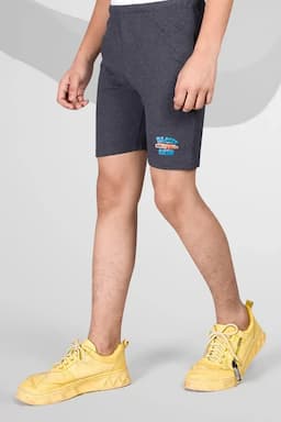 Cotton Slim Fit Shorts for Boy 013273DARGRE1112YRS