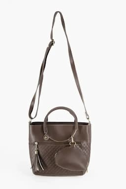 Solid Sling Bag with Pouch for Women & Girls 013466DARBRO