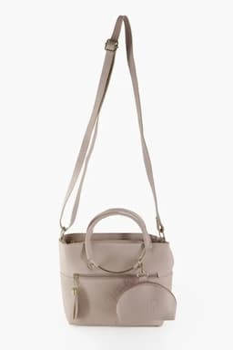 Solid Sling Bag with Pouch for Women & Girls 013466KHA