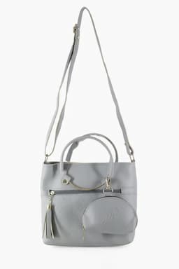 Solid Sling Bag with Pouch for Women & Girls 013466LIGGRE