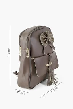 Women's Fashion Cute Small Backpack with tassels 013722DARBRO