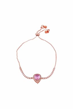 Elegant Teardrop Gemstone Adjustable Bracelet for Girls & Women 013964LIGPINFRE1
