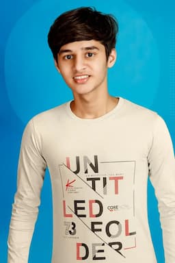 Printed Cotton Tshirt for Boy 014200910YRSBEI