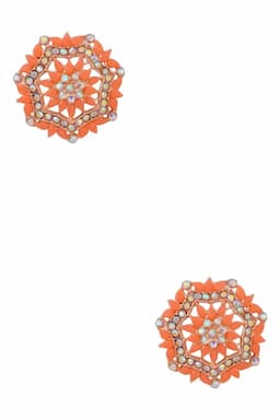 Classy Floral Stud Earrings for Girls & Women 014386PEA1