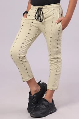 Boy's Conversational Printed Track Pant  014435SUNLIM1011YRS