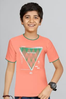 Boy's Graphic Print T-shirt   0144391011YRSPEA
