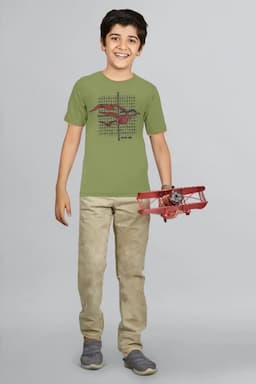 Graphic Print T-shirt for Boy 01444067YRSGRE