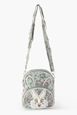 Girl's Floral Pattern Fashion Backpack 014452GRE