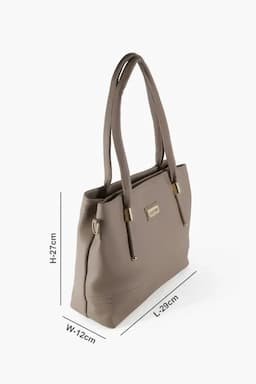 Solid Shoulder Handbag for Women 014459COF