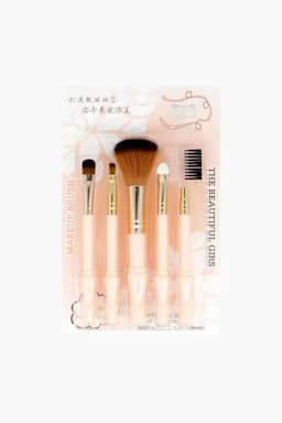 Makeup Brush Set (Peach) - Pack of 5 014573PEA1
