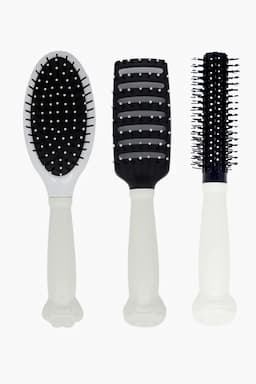 Detangling Hair Brush Comb Set for Women (Off White) - Pack of 1  014635OFFWHI1