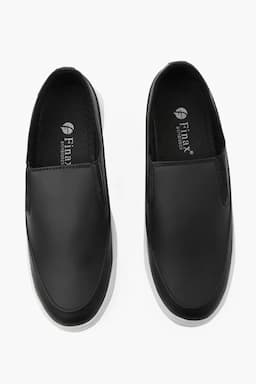 Solid Slip-on Casual Shoes for Men 0147289BLA