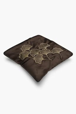 Polyester Floral Printed Cushion Cover - 1 Pc  014883POLBRO