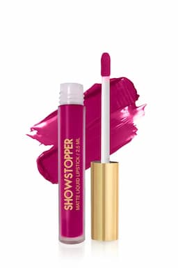 Neyah Show Stopper Matte Liquid Lipstick - 2.4gm (Peppy Pink) 014980PEPPIN2.5