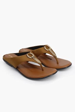 Women's Flat Slip-On Slippers 01501541BRO