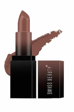 Swiss Beauty HD Matte Pigmented Lipstick - 3.5gm (Cute Nude 7)  015229CUTNUD73.5GM