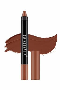 Swiss Beauty Stay On Matte Crayon Lipstick - 3gm (Shade 17, Bare) 015231BAR173GM