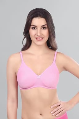 Cotton Non Padded Full Coverage Bra for Women 015259PIN30