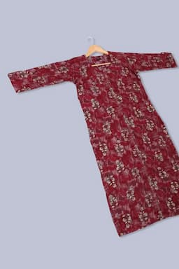 Cotton Printed Kurti For Women 015320XLMAR