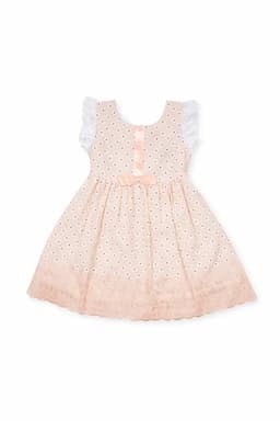 Cotton Blend Printed Frock for Girls 015365PEA2YRS