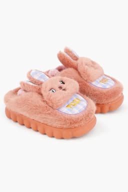 kid's Cozy Cute Warm Bedroom Slippers 015535152MRED