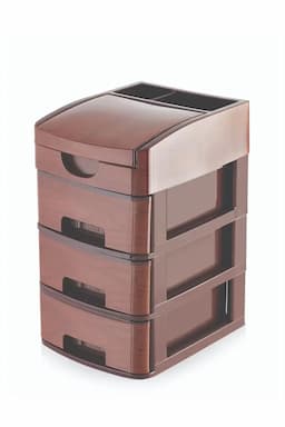Liza Polypropylene Berlin 3 Table Drawer - 1pc 015591BROPOL2