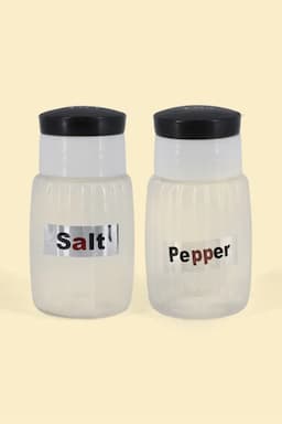 Liza Plastic Mirchi Salt & Pepper Dispenser - Pack of 1 015682BLA1