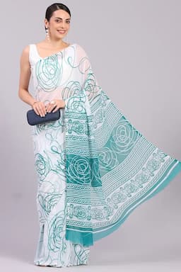 Georgette Printed Saree for Women 015720DARGREFRESIZ