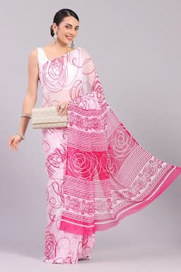 Georgette Printed Saree for Women 015720DEEPINFRESIZ
